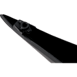 Front, Passenger Side Fog Light Cover, Textured Black, With Black Trim