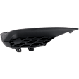 Front, Driver Side Fog Light Cover, Textured Black, With Black Trim