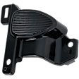 Front, Passenger Side Fog Light Cover, Black