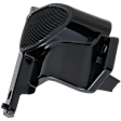 Front, Passenger Side Fog Light Cover, Black