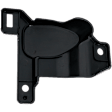 Front, Driver Side Fog Light Cover, Black