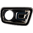 Front, Passenger Side Fog Light Trim, Chrome, Crew Cab Pickup