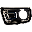 Front, Driver Side Fog Light Trim, Chrome, Crew Cab Pickup