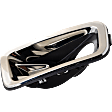 Front, Driver Side Fog Light Trim, Chrome, Crew Cab Pickup