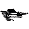 Front, Passenger Side Fog Light Trim, Black, 4 Cyl., 2.0L Engine