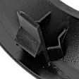 Front, Passenger Side Fog Light Trim, Black