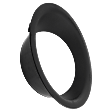 Driver Side Fog Light Trim, Black