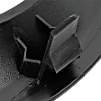 Driver Side Fog Light Trim, Black