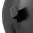 Driver Side Fog Light Trim, Black