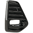 Front, Passenger Side Fog Light Trim, Black