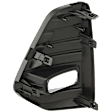 Front, Passenger Side Fog Light Trim, Black
