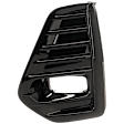 Driver Side Fog Light Trim, Black