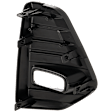 Driver Side Fog Light Trim, Black