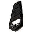Driver Side Fog Light Trim, Black