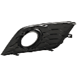 Front, Driver Side Fog Light Trim, Black, For Models with Midnight Special Edition