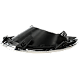 Front, Passenger Side Fog Light Trim, Black and Chrome