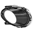 Front, Passenger Side Fog Light Trim, Black and Chrome