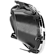 Front, Passenger Side Fog Light Trim, Black and Chrome