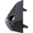 Front, Driver Side Fog Light Trim, Black