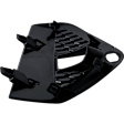 Front, Driver Side Fog Light Trim, Black