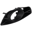 Front, Passenger Side Fog Light Trim, Textured Black