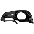 Front, Passenger Side Fog Light Trim, Textured Black