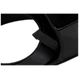 Front, Passenger Side Fog Light Trim, Textured Black