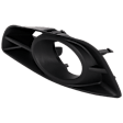 Front, Driver Side Fog Light Trim, Textured Black