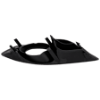 Front, Driver Side Fog Light Trim, Textured Black