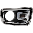 Front, Passenger Side Fog Light Trim, Textured Black, Except Platinum Reserve Model
