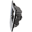 Front, Passenger Side Fog Light Trim, Textured Black, Except Platinum Reserve Model
