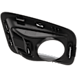 Front, Passenger Side Fog Light Trim, Textured Black, Except Platinum Reserve Model
