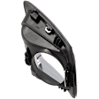 Front, Passenger Side Fog Light Trim, Textured Black, Except Platinum Reserve Model