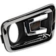 Front, Passenger Side Fog Light Trim, Textured Black, Except Platinum Reserve Model
