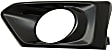 Front, Passenger Side Fog Light Trim, Black