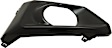 Front, Passenger Side Fog Light Trim, Black
