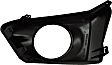 Driver Side Fog Light Trim, Black