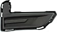 Front, Passenger Side Fog Light Cover, Textured Black