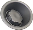 Front, Driver Side Fog Light Cover, For Models with Steel Bumper, Black