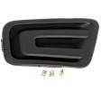 Front, Passenger Side Fog Light Cover, Textured Black