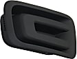 Front, Passenger Side Fog Light Cover, Textured Black