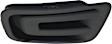 Front, Passenger Side Fog Light Cover, Textured Black