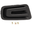 Front, Driver Side Fog Light Cover, Textured Black