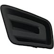 Front, Driver Side Fog Light Cover, Textured Black