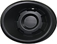 Front, Passenger Side Fog Light Cover, Textured Black