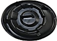 Front, Passenger Side Fog Light Cover, Textured Black