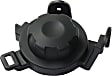 Front, Passenger Side Fog Light Cover, Black