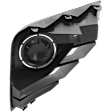 Front, Driver Side Fog Light Cover, Textured, 6 Cyl., 3.5L Engine