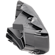 Front, Driver Side Fog Light Cover, Textured, 6 Cyl., 3.5L Engine