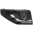 Front, Driver Side Fog Light Cover, Textured, 6 Cyl., 3.5L Engine
